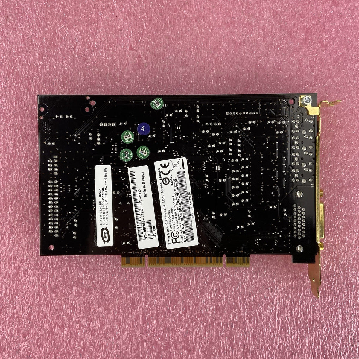 Creative Labs Sound Blaster X-Fi SB0460 PCI Audio Card7