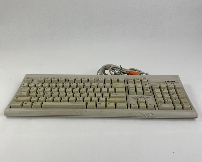 Compaq KB-3923 5V 18"L 7"W 6 Pin Keyboard - Tested