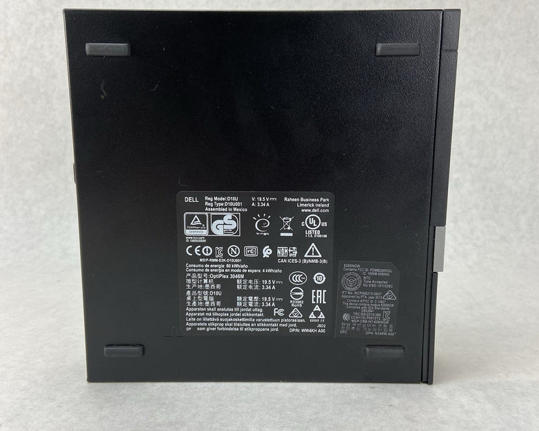 Dell Optiplex 3046 MFF Intel Core i5-6500T 2.5GHz 8GB RAM No AC/HDD/OS