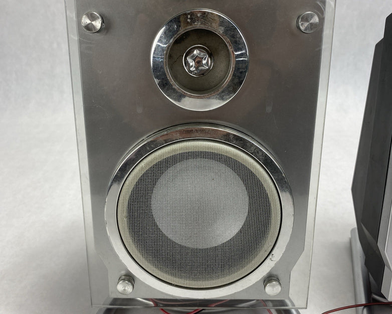 Emerson MS3108 3 CD Changer AM/FM Radio With Speakers - For Parts or Repair