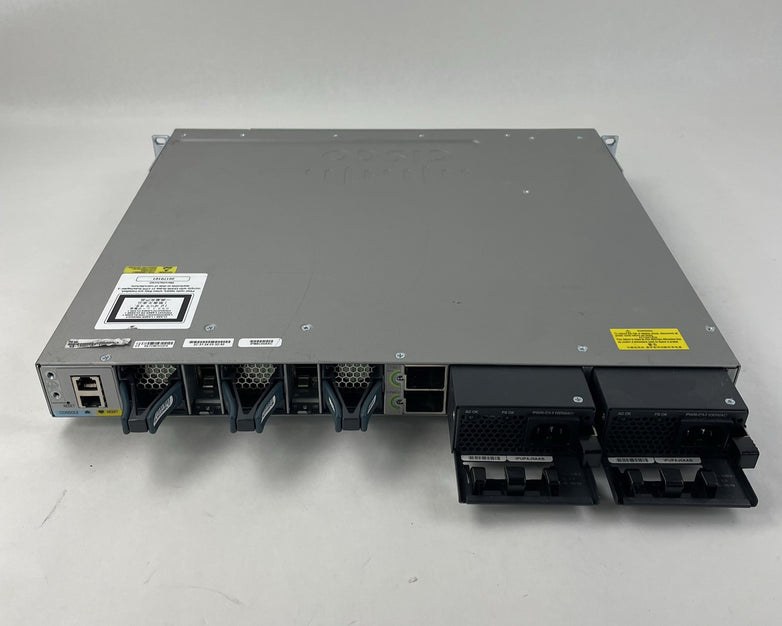 Cisco WS-C3850-48U-S 48-Port V06 Switch 2x PSU Tested & Reset
