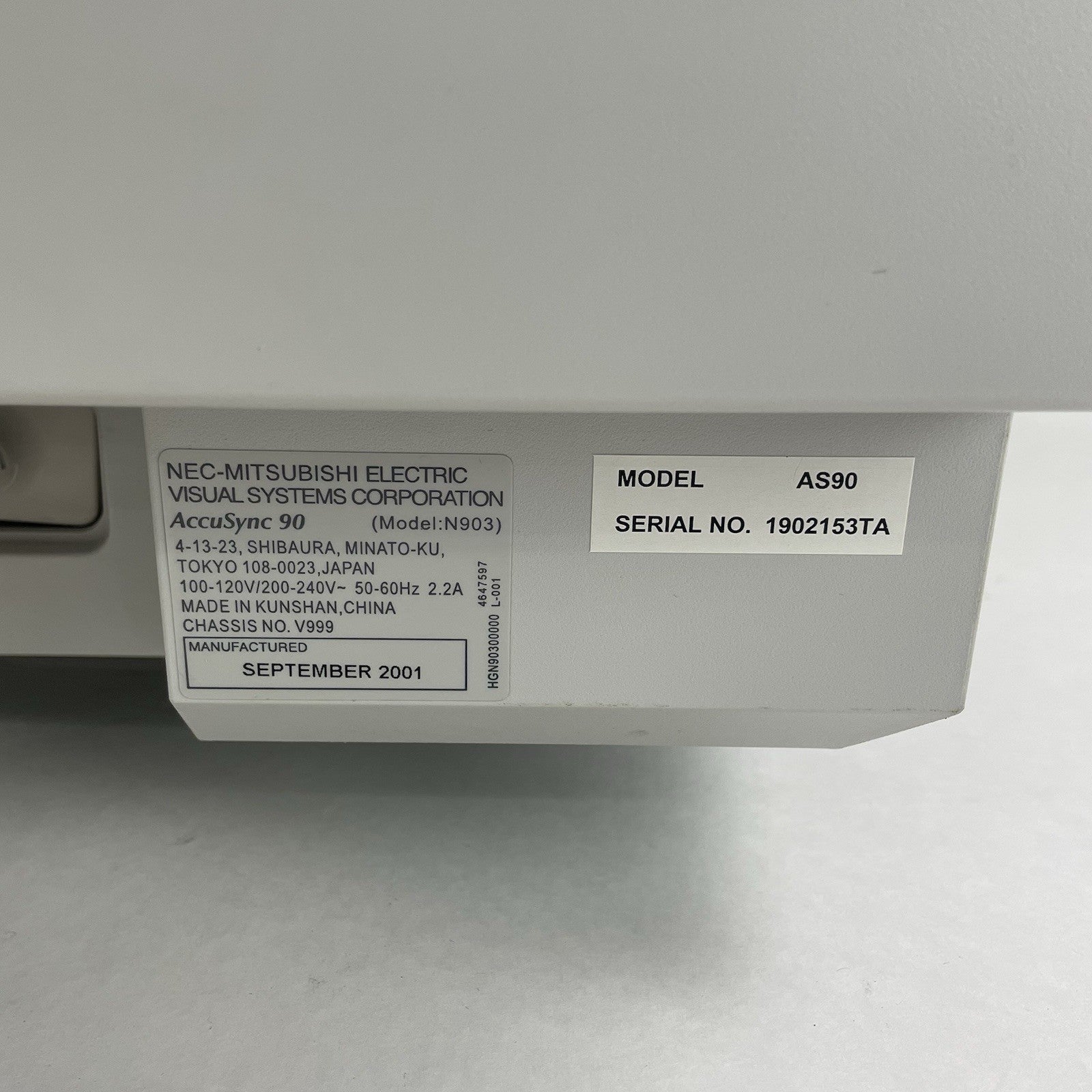 NEC AccuSync 90 17.5" AS90 N903 VGA 85hz CRT Tested10