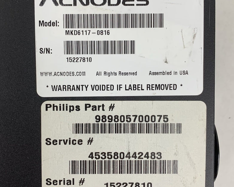 Acnodes MKD6117-0816 Rackmount 17" KVM Console - Tested