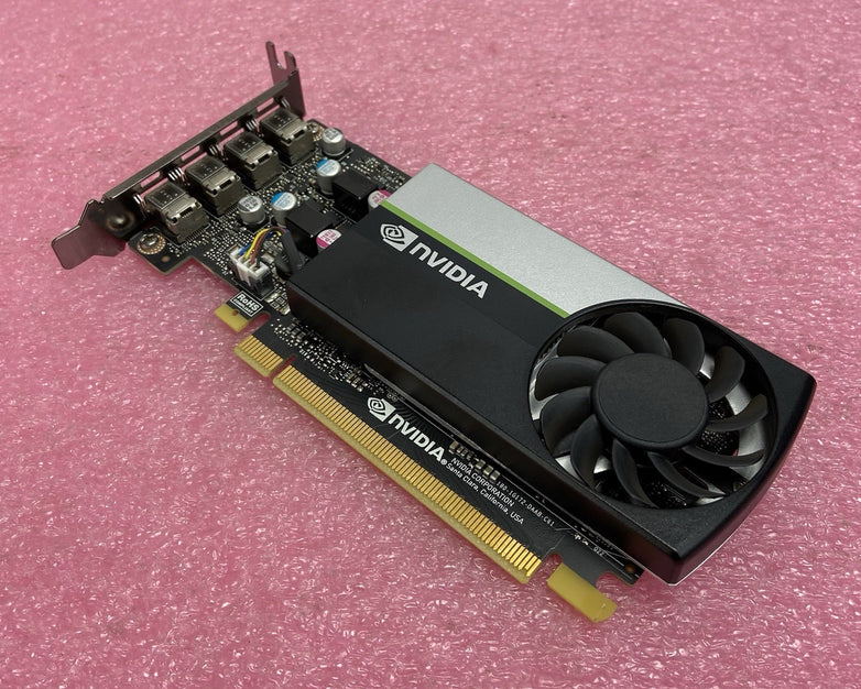 PNY Nvidia Quadro T1000 4GB GDDR6 PCIe x16 Mini DP x4 Low Profile Graphics Card