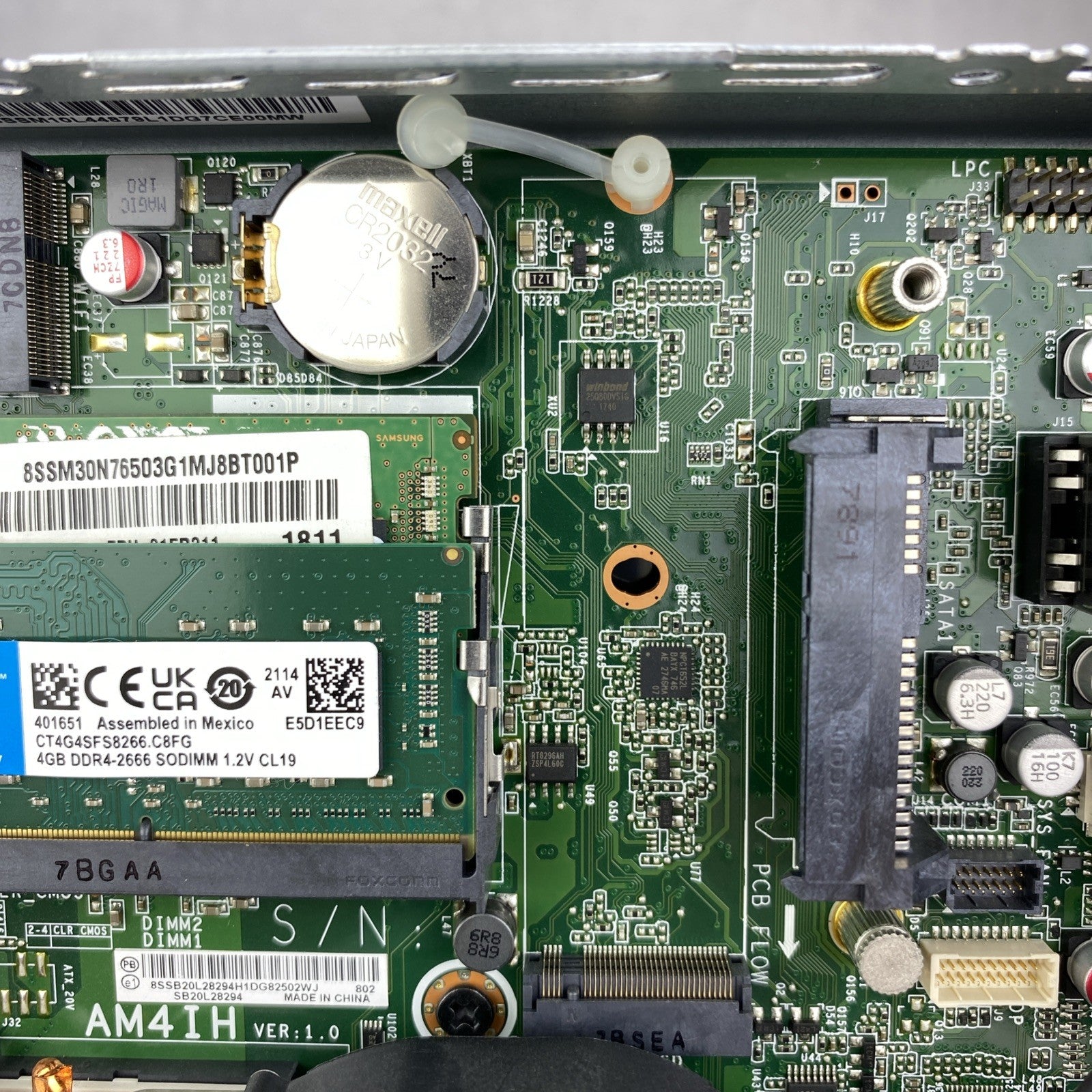 Lenovo ThinkCentre M715q AMD PRO A10-9500E 3.0GHz 8GB RAM No AC HDD OS