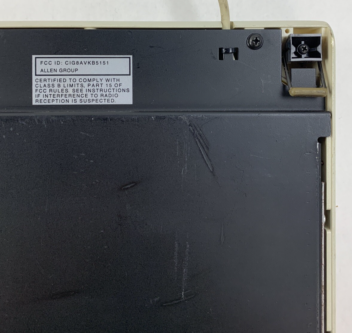 Allen Group 80-080 Terminal Keyboard CIG8AVKB5151 E03234051 0323451C Tested