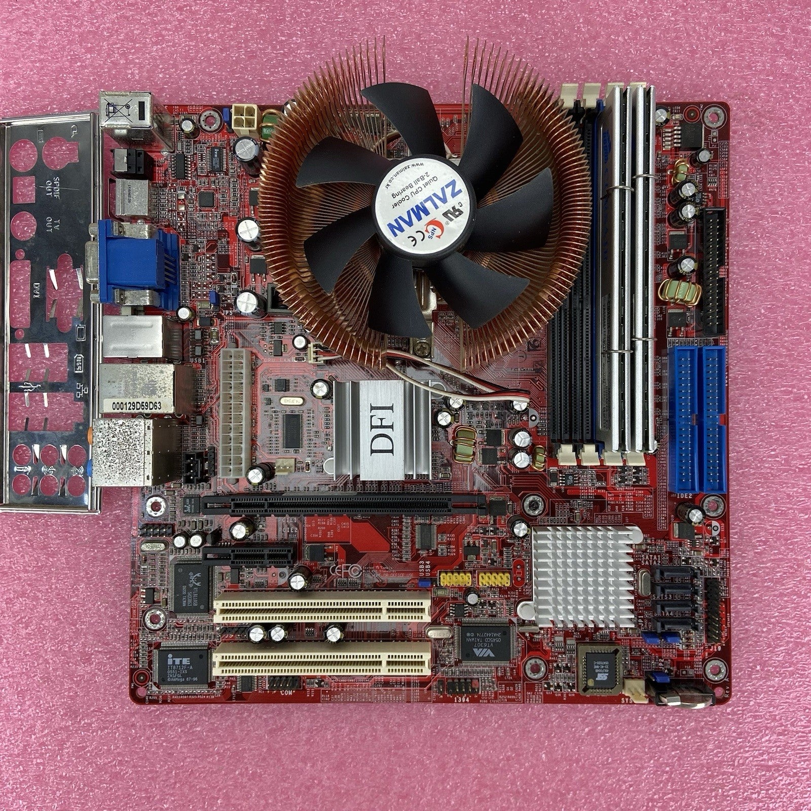 DFI RS482 Infinity Motherboard AMD Athlon 64 x2 Dual Core 2.2GHz 2GB RAM w/IO5