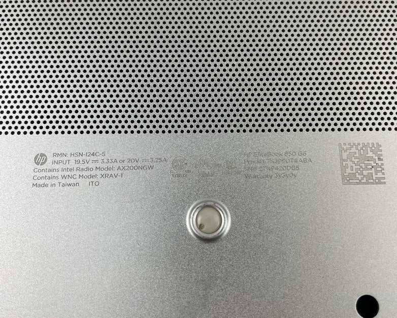 HP EliteBook 850 G6 15.6" i5-8365U 1.60 GHz 8 GB RAM No SSD/OS/AC - READ