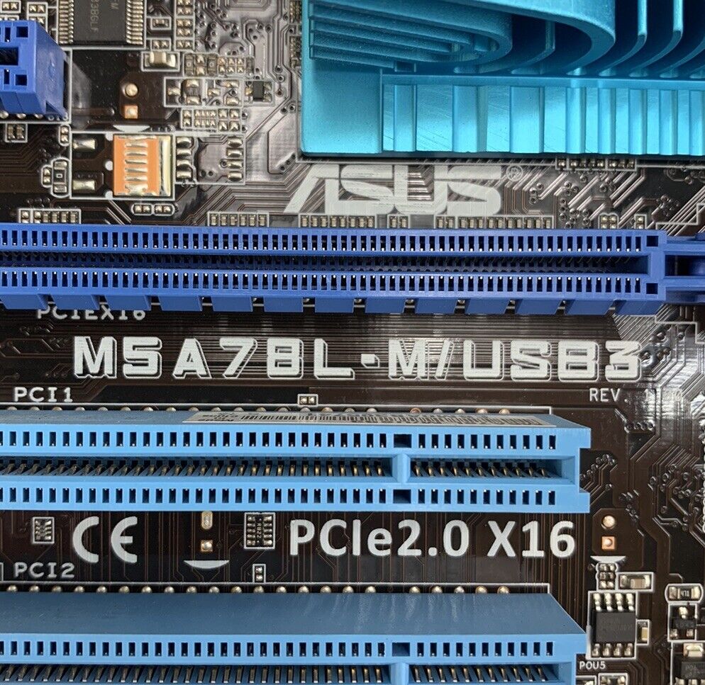 ASUS M5A78L-M/USB3 Motherboard AMD FX-4300 2.8GHz 8GB RAM w/Shield