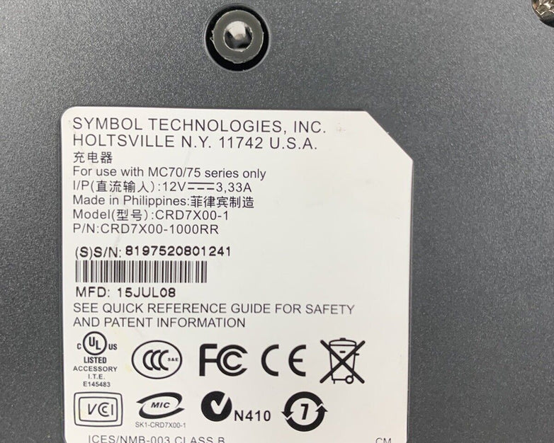 Motorola Symbol CRD7X00-1 Charging Dock Cradle