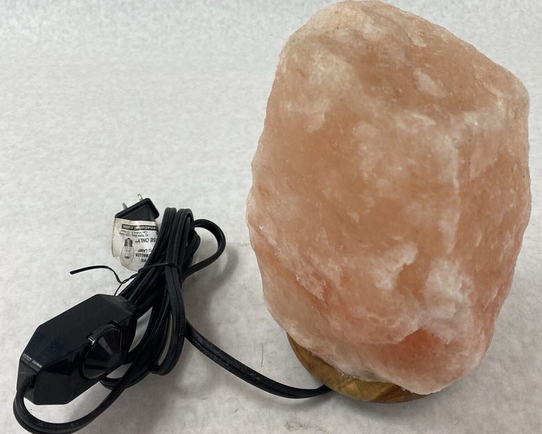 Salt Lamp Himalayan Pink Dimmer Switch 40W 7.3 lbs 8" Height 5.5" Diameter
