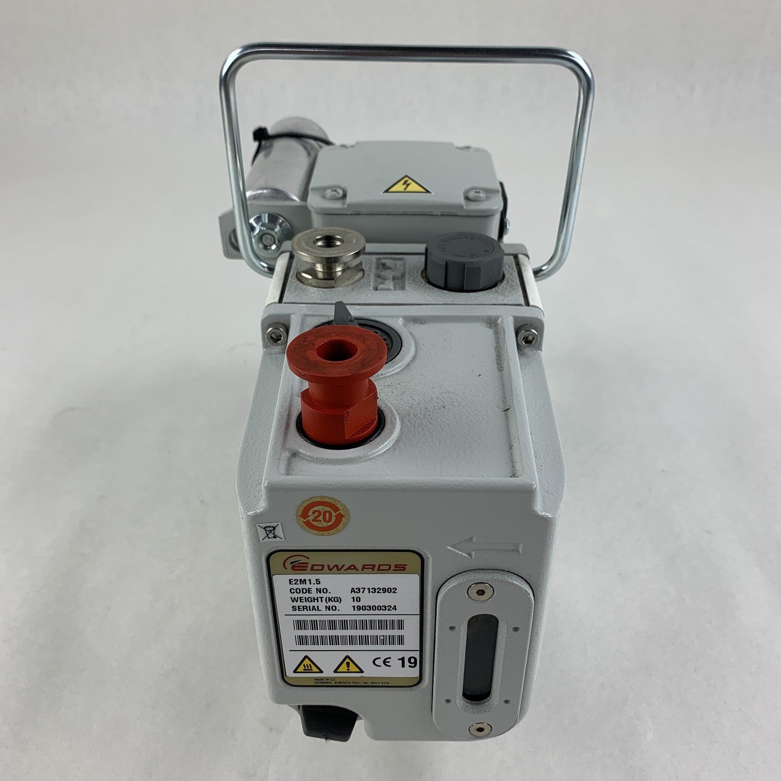 Edwards Model E2M1.5 Vacuum Pump Parts and Repair Oil Drained