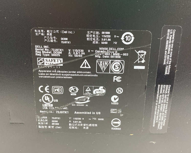 Dell OptiPlex 960 MT Core 2 Quad Q6600 2.40GHz 4GB RAM No HDD No OS