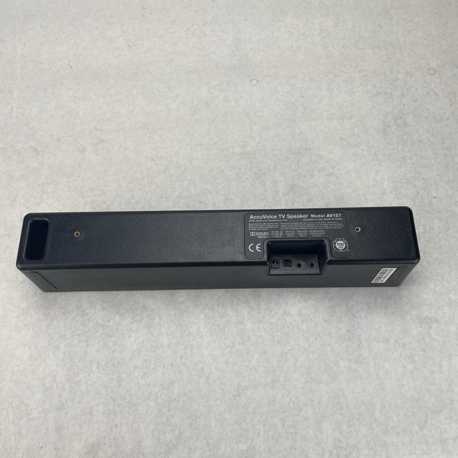 ZVOX AccuVoice AV157 TV Speaker Soundbar No Cords Untested5