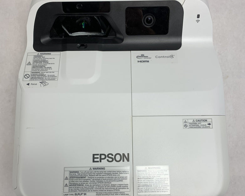 Epson PowerLite 695Wi H740A LCD Lamp Projector 828 Lamp Hours - No Remote