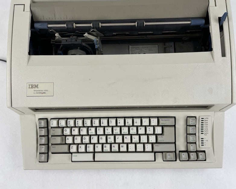 IBM Personal Wheelwriter 1000 6781-024 Electronic Typewriter No Ribbion Tested