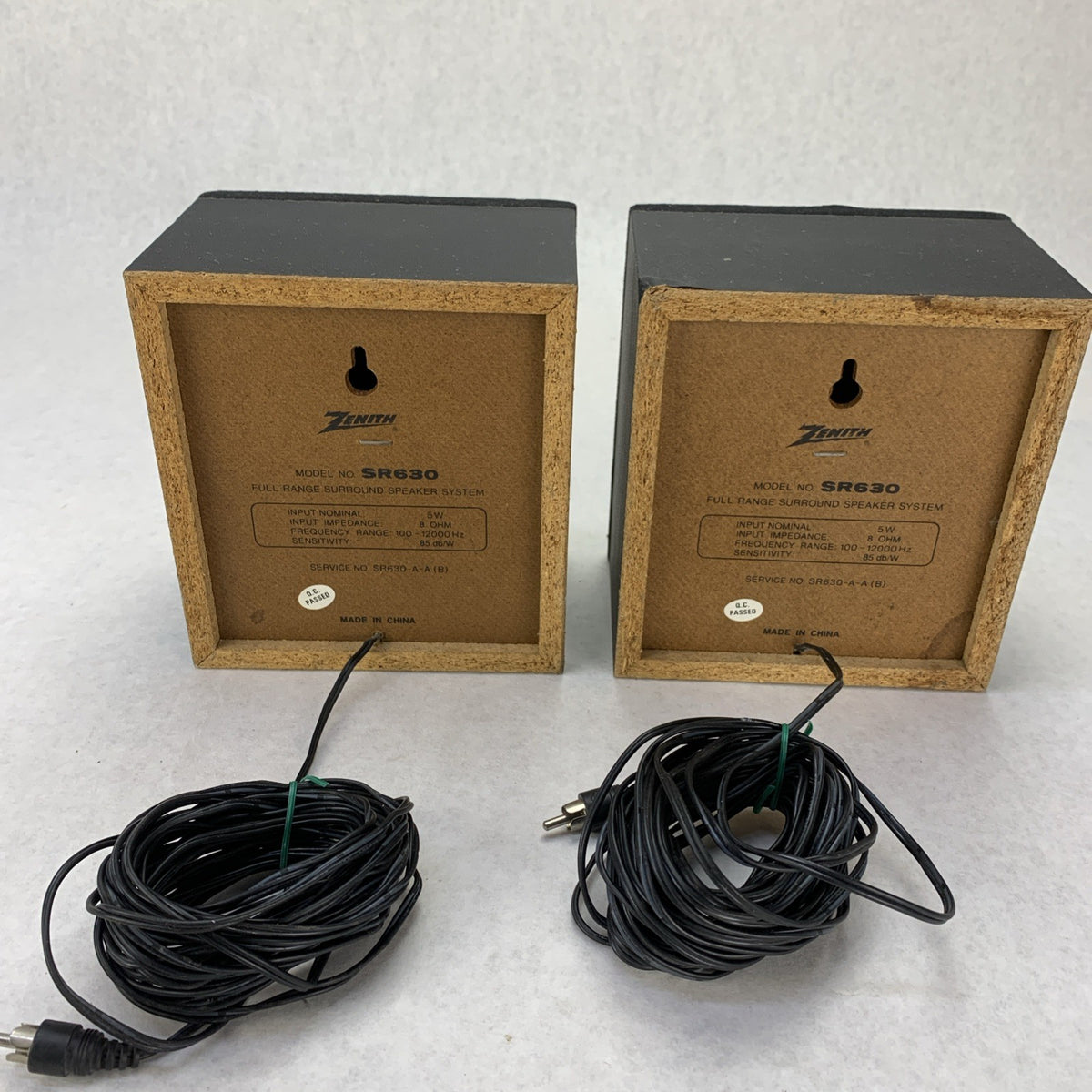 Vintage Zenith Compact Full-Range Surround Speaker System SR630 - Parts3