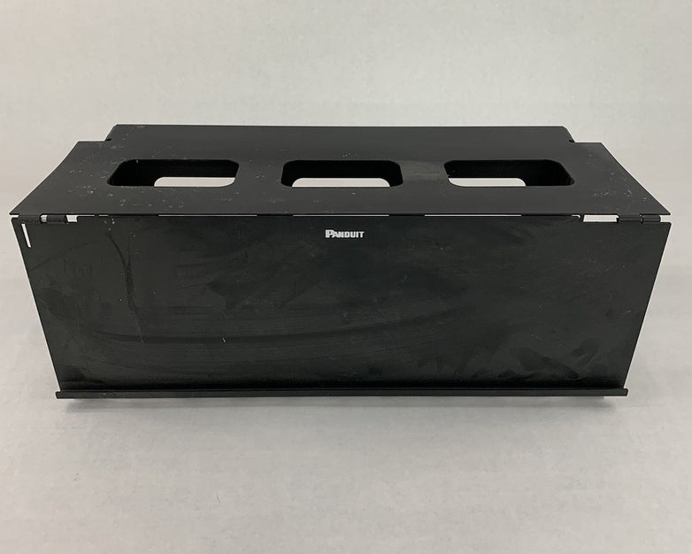 Panduit NCMHAEF4 4 RU Horizontal Cable Manager with Metal Cover