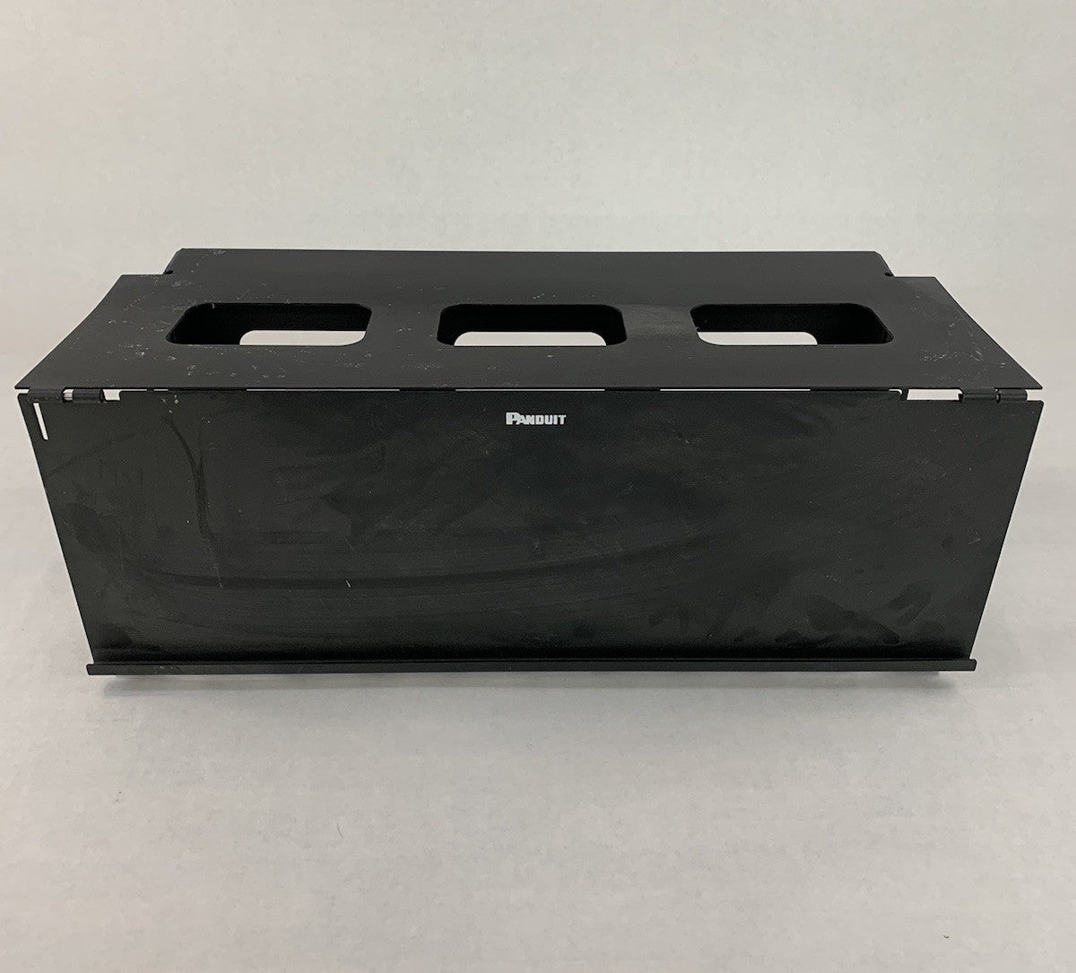 Panduit NCMHAEF4 4 RU Horizontal Cable Manager with Metal Cover