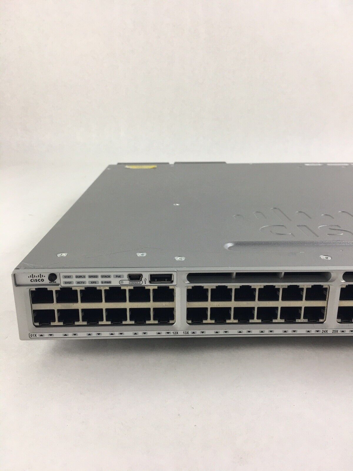 Cisco WS-C3850-48P-L 48-Port Gigabit Network Switch Tested and Reset