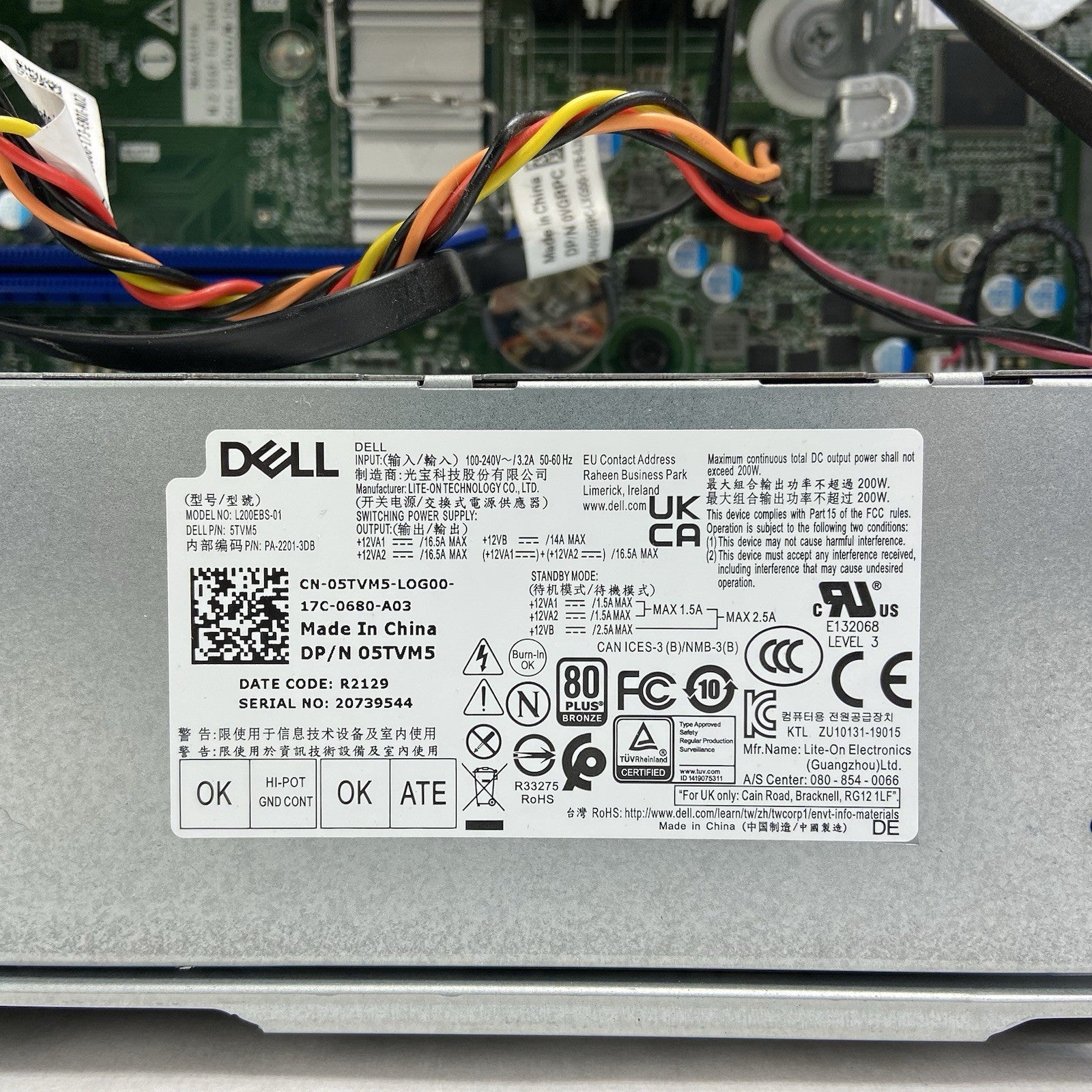 Dell Optiplex 7090 SFF Intel Core i5-10505 3.2GHz 16GB RAM No HDD No OS10