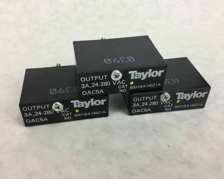 Taylor  6001BA14521A E58169  LR35852  Lot of 3