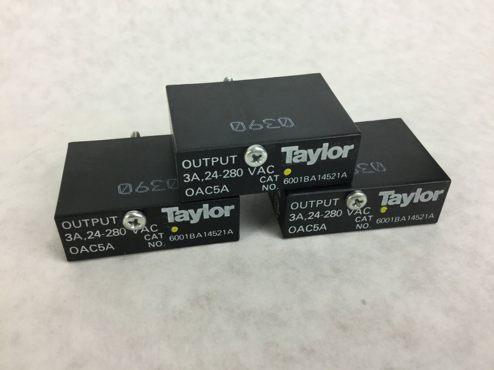 Taylor  6001BA14521A E58169  LR35852  Lot of 3