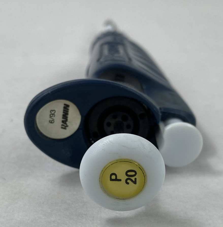 Gilson Pipetman P20 2-20 uL Adjustable Single Channel Pipette Lot of 4