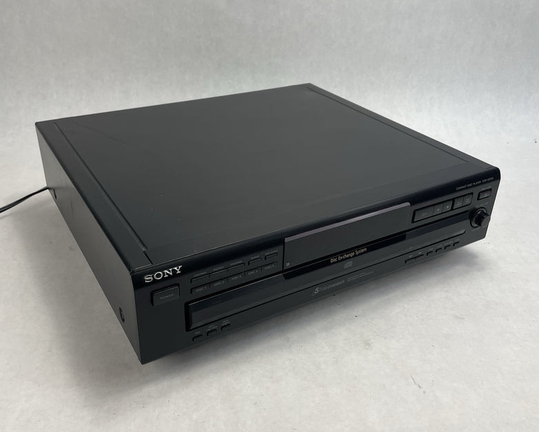 Sony CDP-CE315 5 Disc Changer CD Player Tested Plays No Screen