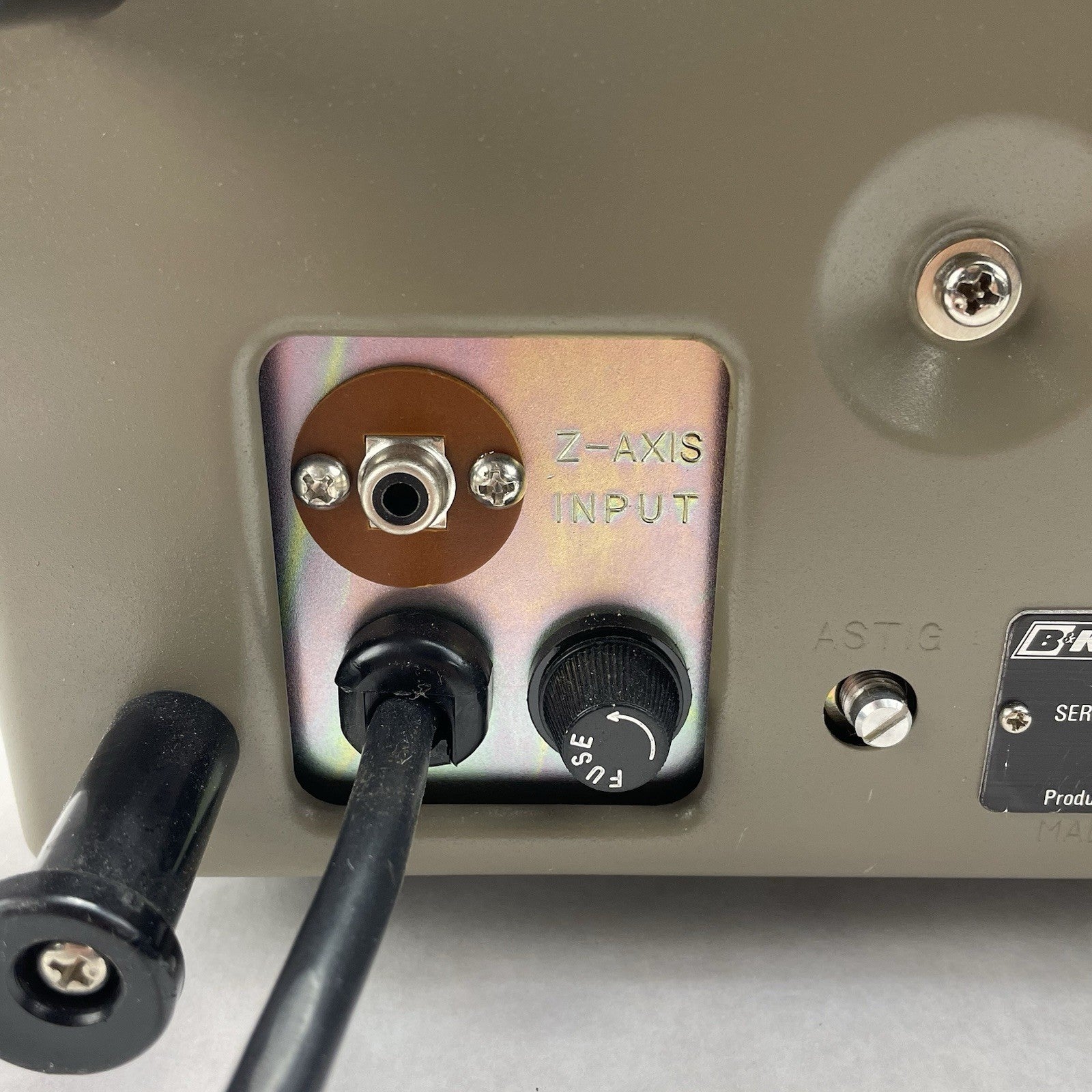 B&K Precision Model 1431 Oscilloscope Power Tested Parts Or Repair6