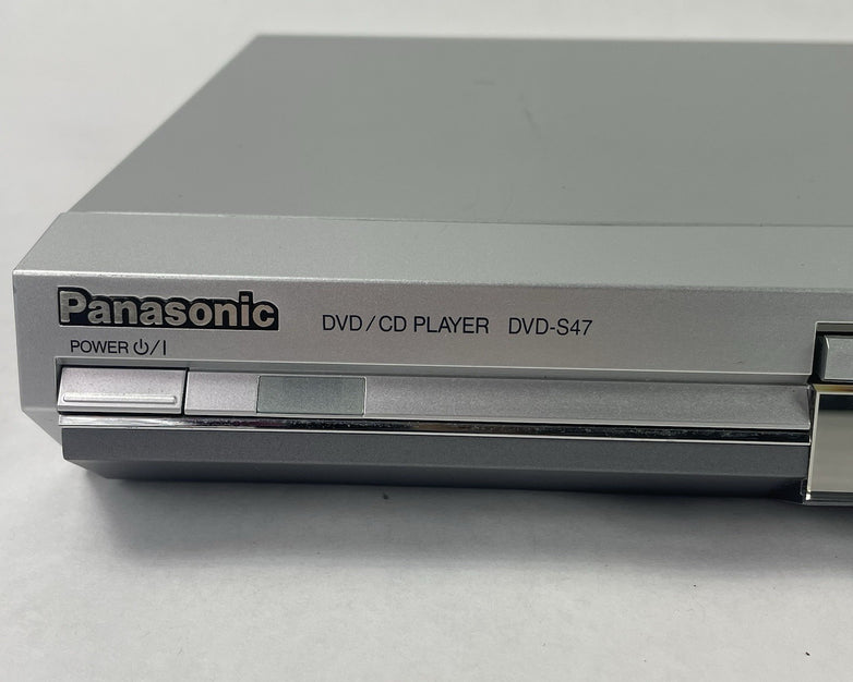 Panasonic DVD-S27 DVD CD Player in Silver No Cables No Remote
