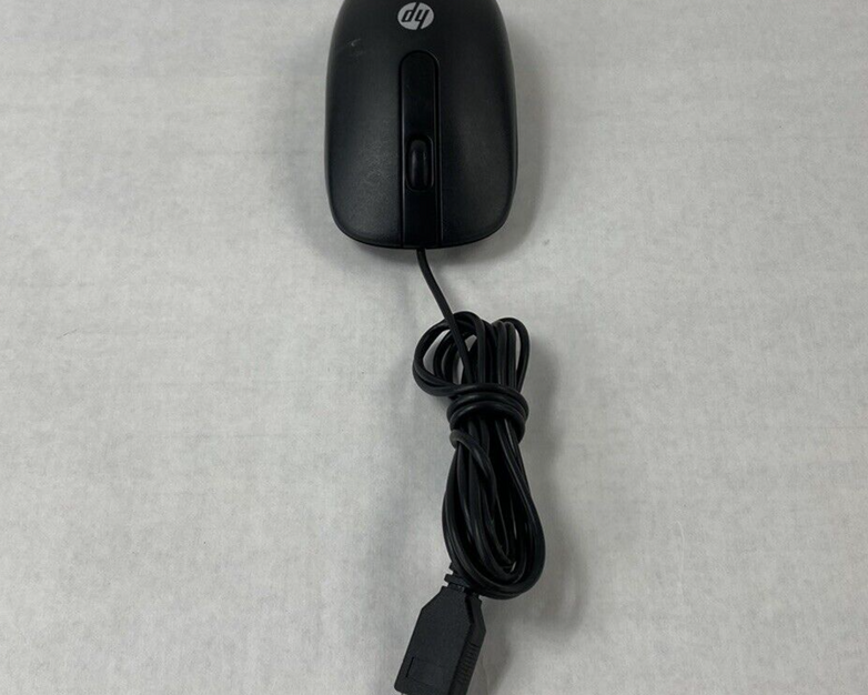 Lot of 4 HP 672652-001 USB 2 Button Optical Mouse Black Tested