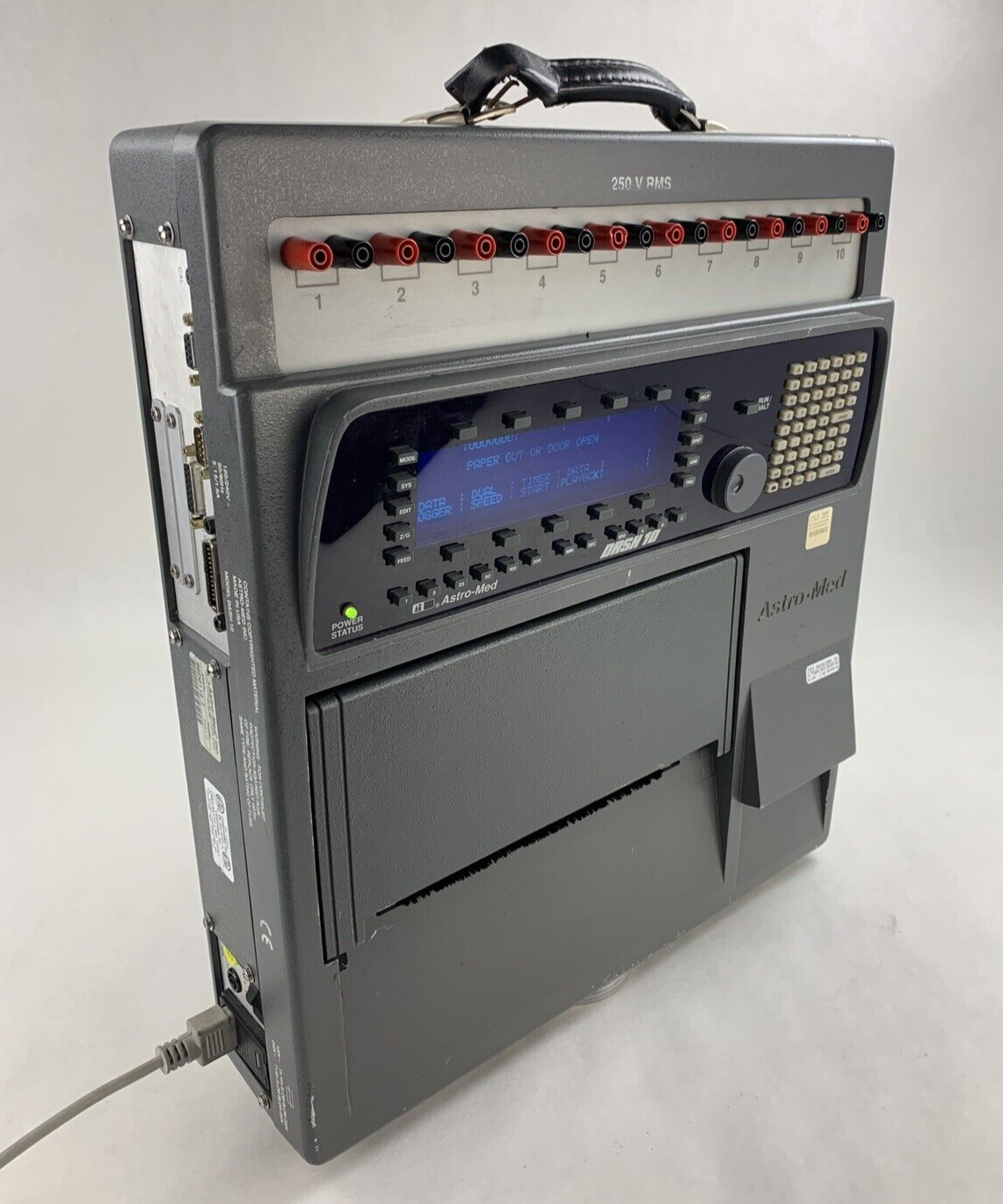 Astro-Med Dash 10 250v RMS Data Logger Powers On0