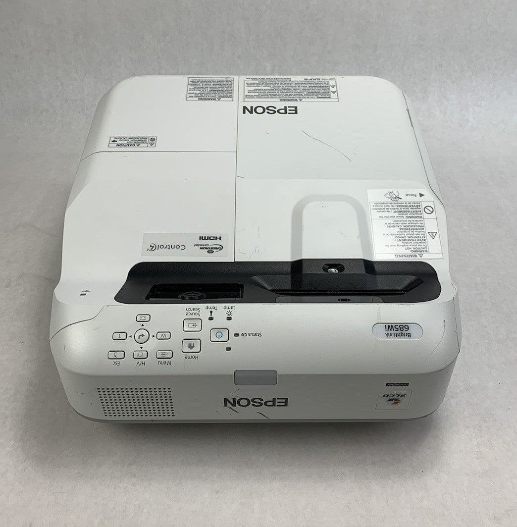 Epson H741A BrightLink 685Wi LCD Projector 4281 Lamp Hours