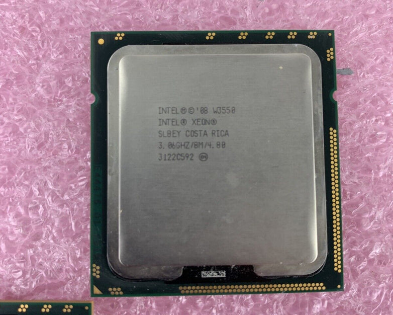Lot of 2 Intel Xeon W3550 3.06GHz Quad-Core Processor 3122C636 Tested