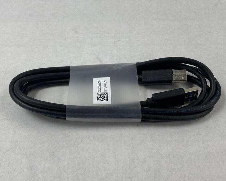 Lot of 7 Dell 5KL2E22501 USB 3.0 Type A to Type B Cable 6 Feet Cord