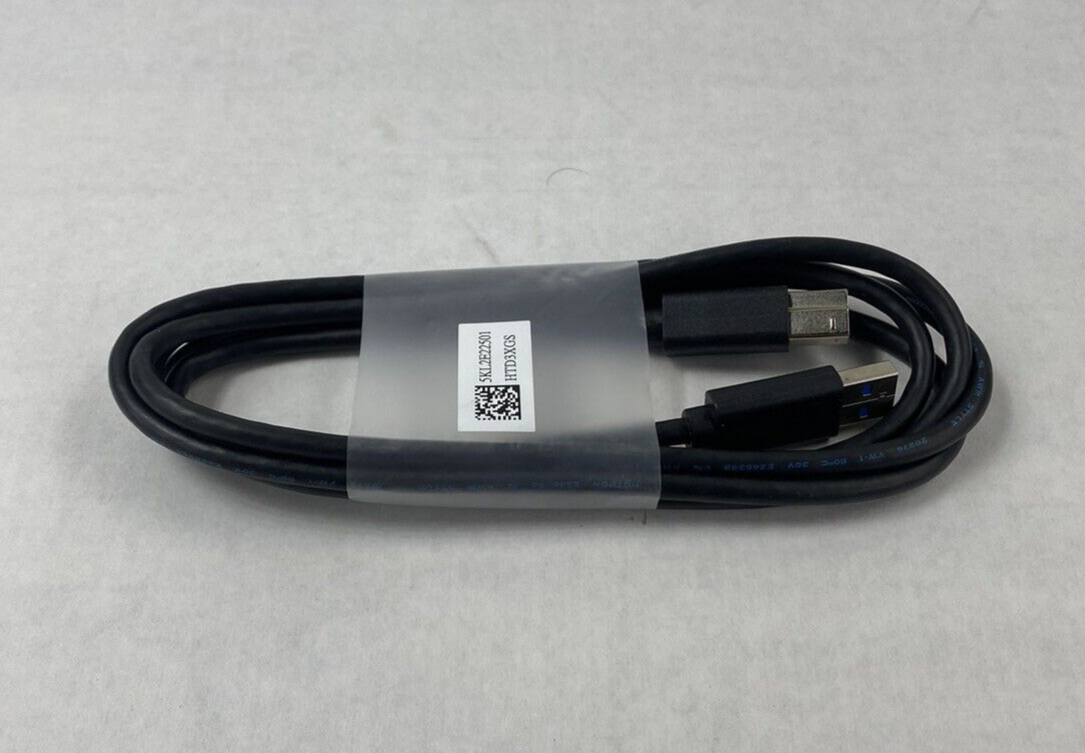 Lot of 7 Dell 5KL2E22501 USB 3.0 Type A to Type B Cable 6 Feet Cord