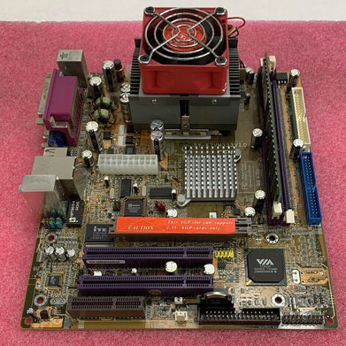 SOYO SY-K7VM333 Motherboard mATX AMD Sempron 2500T 1.75GHz 256MB RAM w/ Shield