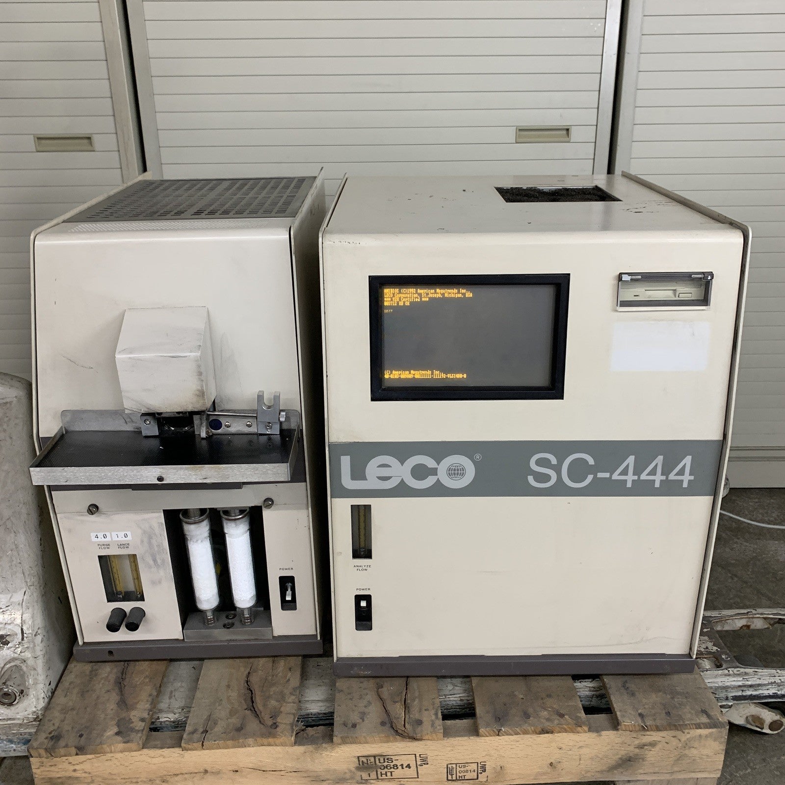Leco Corp. SC-444 Carbon and Sulfur Analyzer /w 602-500 Furnace No HDD