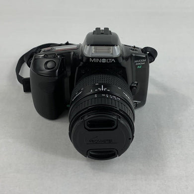 Minolta MAXXUM 330si RZ Camera w/ Quantaray MX AF 1:3.5-5.6 f=28-80mm Lens