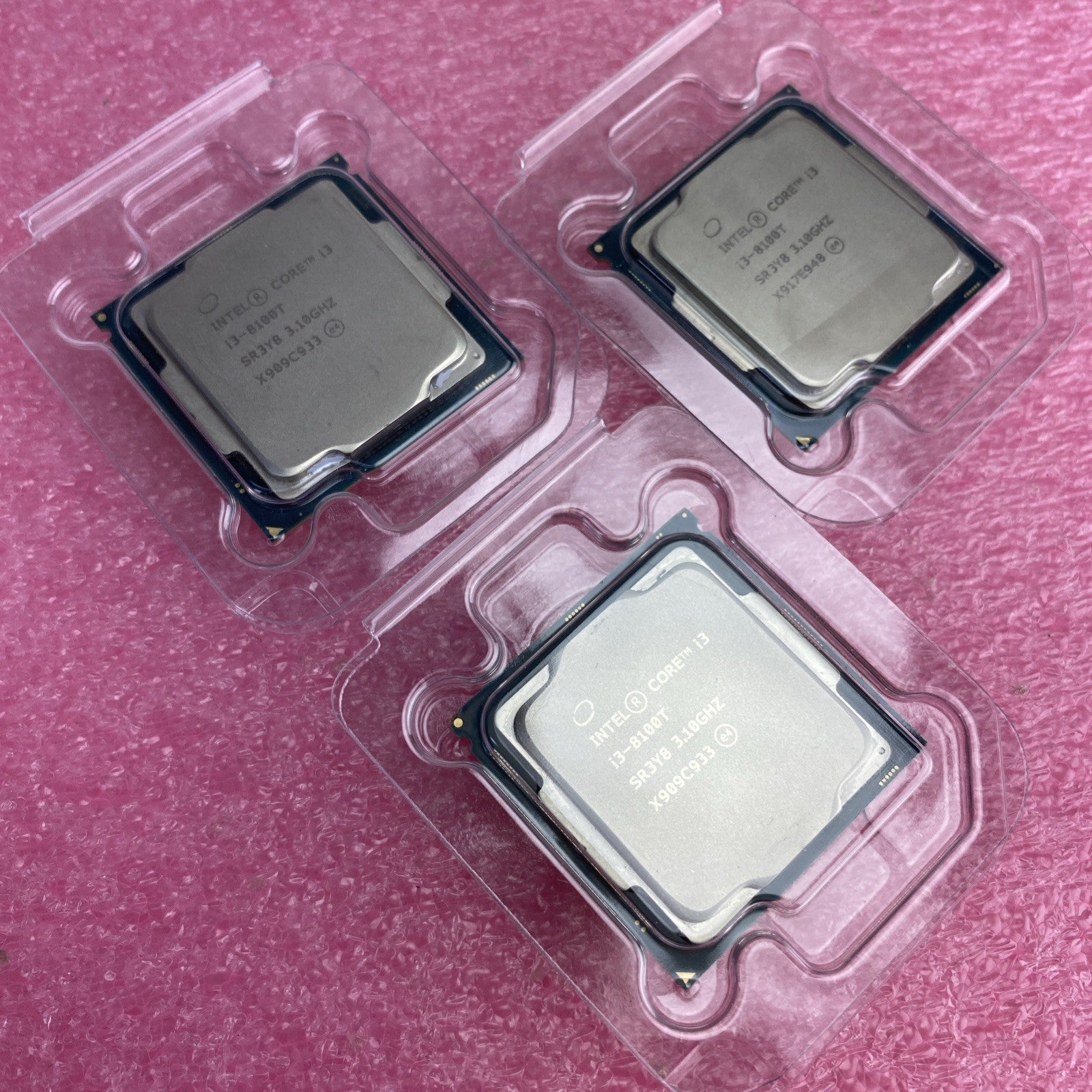 Intel Quad Core i3-8100T CPU Processor 3.10GHz FCLGA1151 SR3YB Lot Of 3