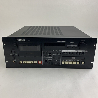 SuperScope PAC770U Professional Sound System Mixer CD Player Tested Mic 1 Bad