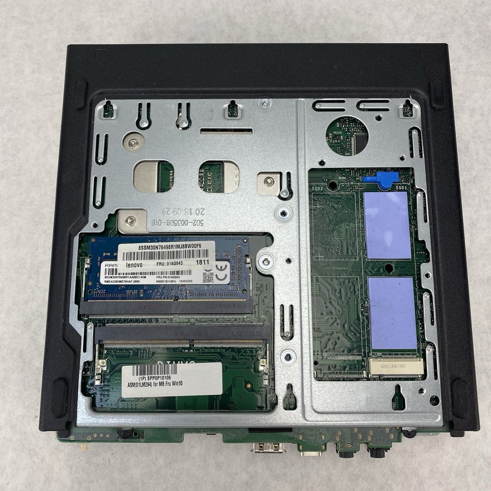 Lenovo ThinkCentre M720Q Micro Intel i5-8500T 2.10 GHz 8 GB RAM No HDD/OS/AC13