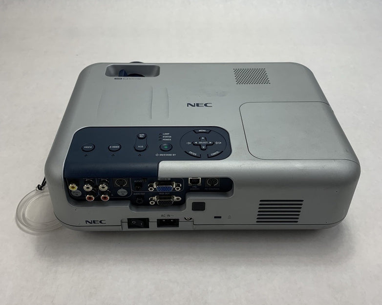 NEC VT660 LCD Lamp Projector 553 Lamp Hours - No Remote