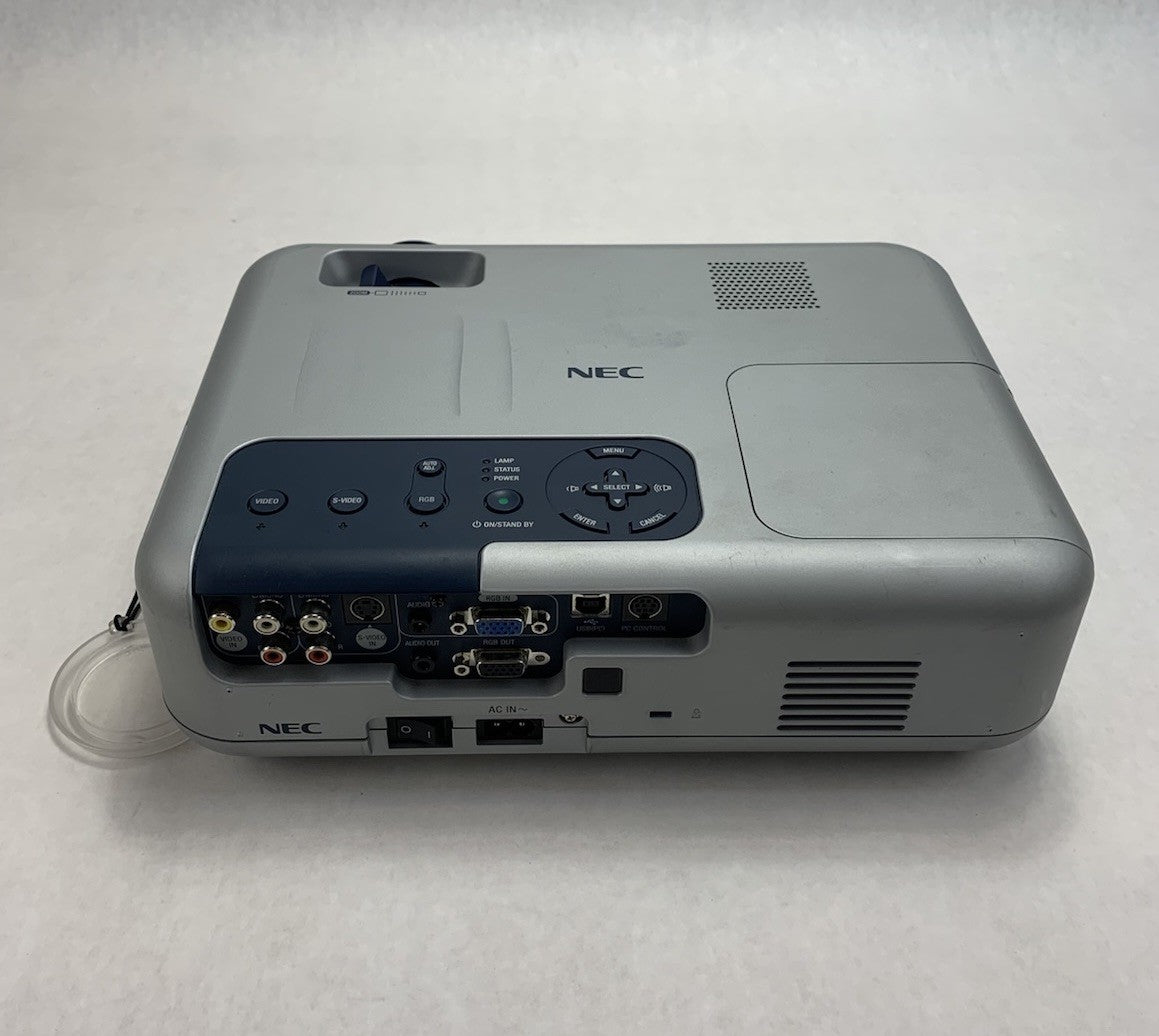 NEC VT660 LCD Lamp Projector 553 Lamp Hours - No Remote3