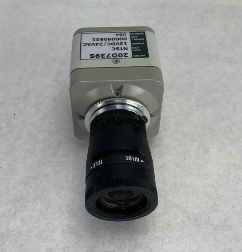 Sanyo 20D739S Color Camera with Rainbow L3.3-8mm Lens For Parts or Repair