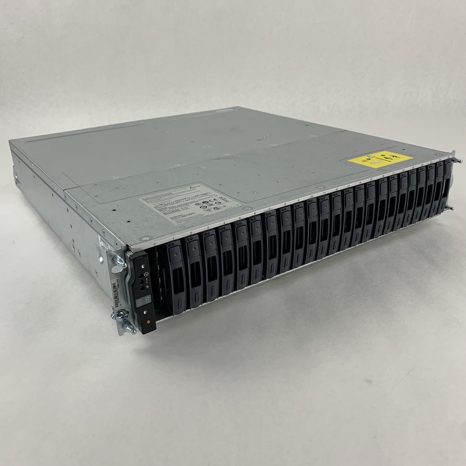 NetApp NAJ-1001 24-Bay SAS Hard Drive Array w/ 2 PSUs 23x Caddies No HDDs0