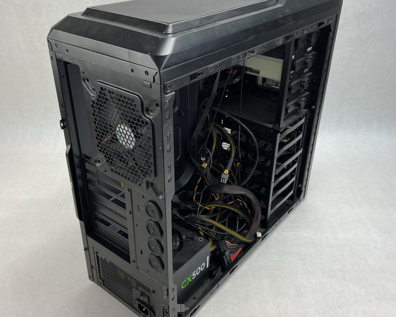 Rosewill R5 Black Gaming ATX Mid Tower Case Corsair CX500 PSU