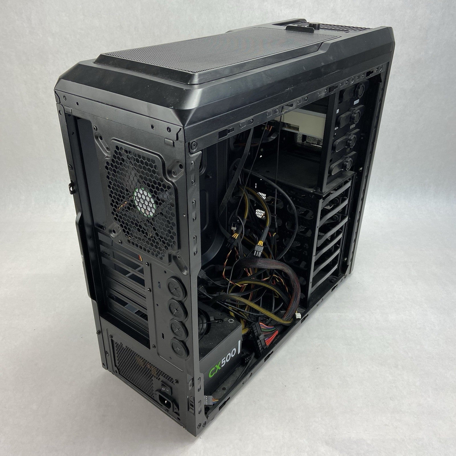 Rosewill R5 Black Gaming ATX Mid Tower Case Corsair CX500 PSU10