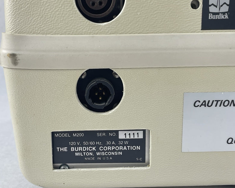Burdock M 200 Monitor - Untested No Power Cord